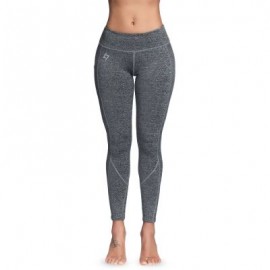 High Waist Pocket Skinny Elastic Solid Color Women Yoga Pants (GRAY)