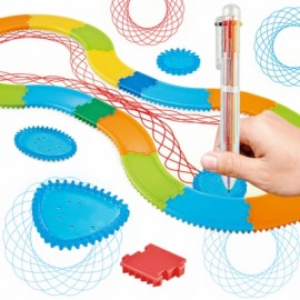 Creative Art Track Painting Ruler Set Children Educational Toy (MULTI-A)