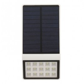 Outdoor LED Highlight Wall Lamp Polycrystalline Silicon Solar Panels (WHITE)