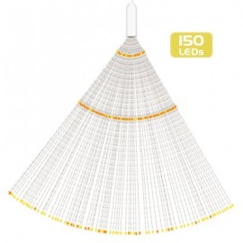 LH - BOM - YHD150M 150 LEDs Multicolored Starburst String Light for Decor (MULTI)