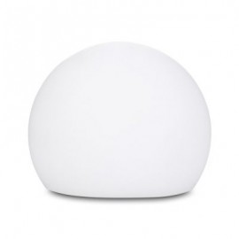 USB Rechargeable LED Ball Shape Night Light with Remote Control for Bedroom (WHITE)