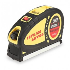 Multipurpose Laser Level Measuring 5.5m Standard and Metric Tape Ruler Tool (MULTI)