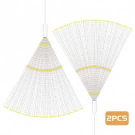 2PCS LH - BOM - YHD150WW 150-LED Dimmable Starburst String Lamps for Decor (WARM WHITE)