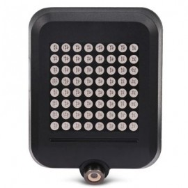 64 LEDs 80lm Bicycle Tail Signal Light Warning Taillight for MTB Road Bike (BLACK)