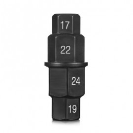 SI - A0262 Motorcycle Wheel Axle Hex Spindle Driver (BLACK)