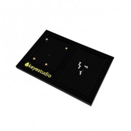 Keyestudio Experimental Platform Base-plate ABS Board for UNO R3 MEGA (BLACK)