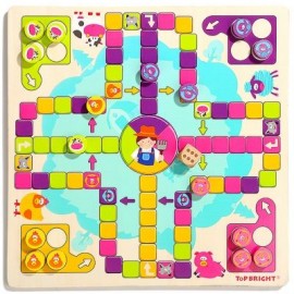 Topbright 120341 Child Flight Chess Puzzle Toys Parenting Interactive Board Game (MULTI)