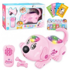 ND093 Crawling Electronic Pet RC Puppy Toy for Children (PINK)
