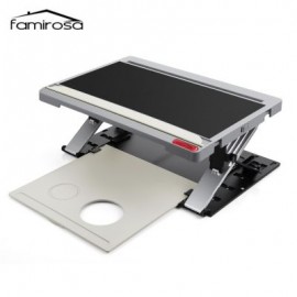 Famirosa Portable Laptop Computer Standing Desk Tablet Holder (BLACK)