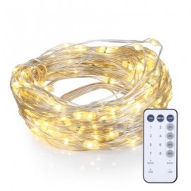 LH - LS - 6M60LWW 60 LEDs 6m Fairy Copper String Light with Remote Control (WARM WHITE)