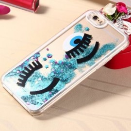 3D LIQUID BLINK FLOW QUICKSAND STYLE ANTI-SLIP BACK COVER CASE WITH TRANSPARENT FRAME FOR 