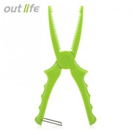 Outlife BL - 012 Fishing Pliers Saltwater Hook Remover Fish Holder Lip Gripper (GREEN)