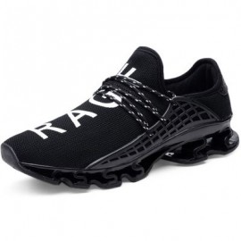 Trendy Breathable Shock-absorbing Durable Sports Shoes for Men (BLACK)