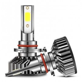 EV8 9006 / HB4 Car DOB LED Headlight 72W 8000LM 6500K Front Lamp (GRAY)