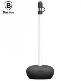 Baseus Pencil Silicone Holder Dustproof Portable with Cap (BLACK)