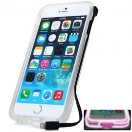 PLASTIC AND TPU MATERIAL HIGH SPEED USB CHARGER CABLE BACK CASE FOR IPHONE 6 PLUS - 5.5 IN