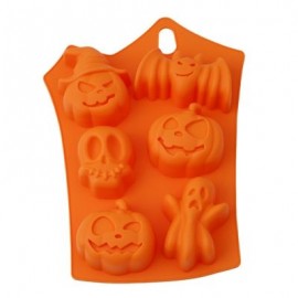 Halloween Holiday Pumpkin Cake Mold Baking Pastry  Tool (ORANGE)