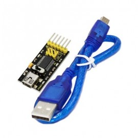 Keyestudio Program Downloader USB to TTL / FT232 Converter with USB Cable  (BLACK)