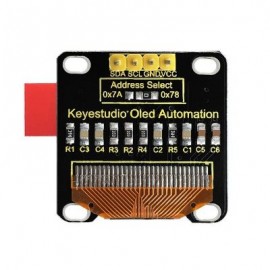 Keyestudio 0.96 inch 128 x 64 Pixels OLED Display Module for Arduino  (BLACK)