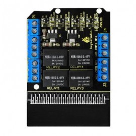 Keyestudio Relay Breakout Expansion Board Module for Micro Bit (BLACK)