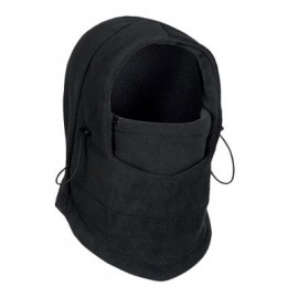 Neck Warmer Ski Hat Fleece Full Face Cover Mask Winter Wind Proof Cap (BLACK)