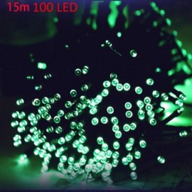 CHRISTMAS TREE DECORS 15M 100 LED SOLAR STRING LIGHT XMAS ORNAMENT NEW YEAR DECORATION (GR