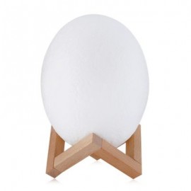 3D Printing Dinosaur Egg Light Pat Night Lamp 3 Colors Living Room (WHITE)