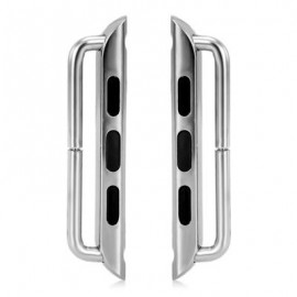 WatchBand Attachment Connection Adapter For Apple Watch 38mm (SILVER)