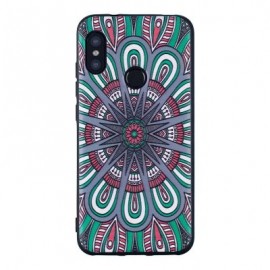 TPU Relief Case for Xiaomi Mi A2 Lite Mandala Pattern (MULTI)