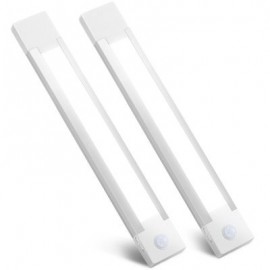 2pcs TDL - 7119 Automatic LED Lights Rechargeable Hook Sticker (WHITE)