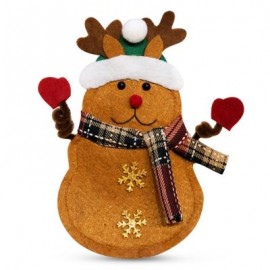 Knives Forks Bag Party Decoration Christmas Birthday Gift for Children (BROWN)