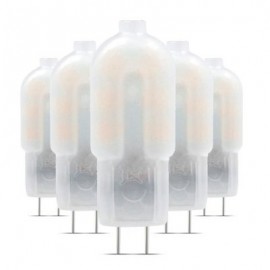 5PCS YWXLight G4 LED Lampe Lampada 360 Degree Milky White Shell DC 12V (WARM WHITE LIGHT)