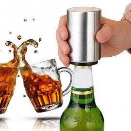 Stainless Steel Beer Bottle Opener (SILVER)
