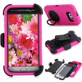 3 IN 1 FULL BODY PROTECTION COVER CASE SILICONE SHOCKPROOF COVER WITH BUILT-IN CIRCLE STAN