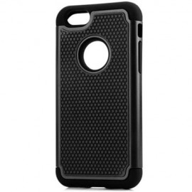 PLASTIC AND SOFT SILICONE MATERIAL BACK CASE COVER WITH FOOTBALL TEXTURE DESIGN FOR IPHONE