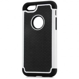 PLASTIC AND SOFT SILICONE MATERIAL BACK CASE COVER WITH FOOTBALL TEXTURE DESIGN FOR IPHONE