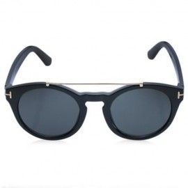 CHIC ALLOY EMBELLISHED SOLID COLOR SUNGLASSES FOR WOMEN (BLACK)