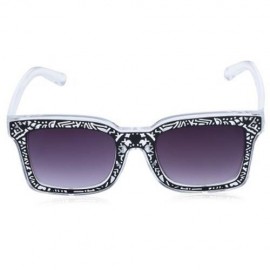 FASHIONABLE HOLLOW OUT FLOWER PATTERN ALLOY FULL FRAME SUNGLASSES FOR WOMEN (RANDOM COLOR 