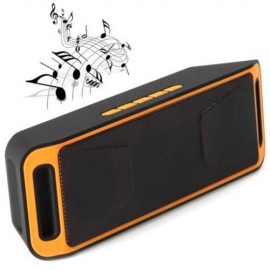 K812 PORTABLE BLUETOOTH V2.1 STEREO SPEAKER WITH BUILT-IN MICROPHONE TF CARD AUX SLOT (ORA
