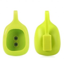 SILICONE MAGNETIC CLASP CLIP CASE HOLDER FOR FITBIT ZIP WIRELESS ACTIVITY TRACKER (GREEN)