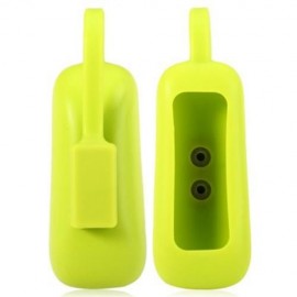 SILICONE MAGNETIC CLASP CLIP CASE HOLDER FOR FITBIT ONE WIRELESS ACTIVITY TRACKER (GREEN)