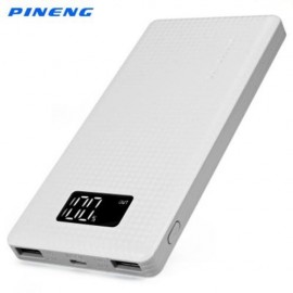 ORIGINAL PINENG PN - 963 DUAL USB OUTPUT 10000MAH LI-POLYMER EXTERNAL MOBILE POWER BANK CH