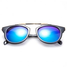 CHIC METAL MATCHING DESIGN FULL FRAME SUNGLASSES (GREEN)