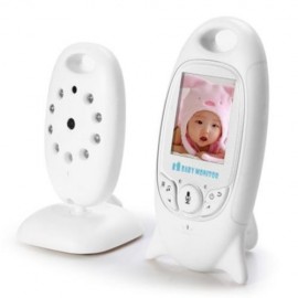 VB601 WIRELESS DIGITAL VIDEO BABY MONITOR NIGHT VISION TWO WAY AUDIO (WHITE)