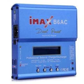 IMAX B6AC LCD SCREEN DIGITAL RC LIPO NIMH BATTERY BALANCE CHARGER DISCHARGER (BLUE)