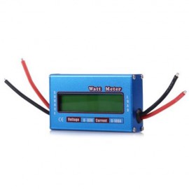 LCD DIGITAL 60V / 100A WATT METER BATTERY BALANCE POWER VOLTAGE CHECKER ANALYZER FOR DC RC