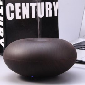 GX - 03K WOOD GRAIN QUIET AIR PURIFICATION HUMIDIFICATION ESSENTIAL OIL AROMA DIFFUSER (BL