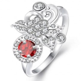 925 SILVER PLATED FASHION RING FOR WOMEN JEWELRY ACCESSORIES NICKLE FREE (SILVER PLATED RE