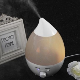 GYJ - 110 HOME AIR HUMIDIFIER ULTRASONIC AROMA DIFFUSER ATOMIZER 7 COLORS LED LIGHTS (WHIT