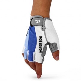 2PCS ROBESBON BREATHABLE MOUNTAIN ROAD BIKE HALF FINGER CYCLING BICYCLE GLOVES GEL SILICON